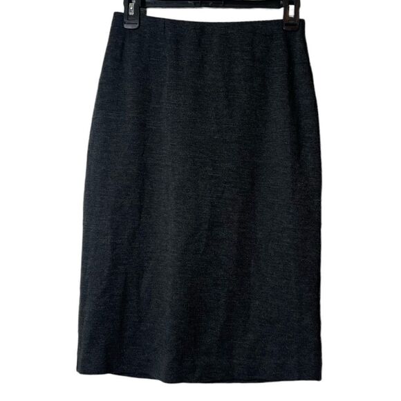 J. Crew || Black Wool Skirt || Small - Picture 1 of 4